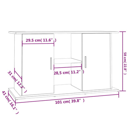 Vidaxl Soporte De Acuario Madera Ingeniería Roble Ahumado 101x41x58 Cm_2