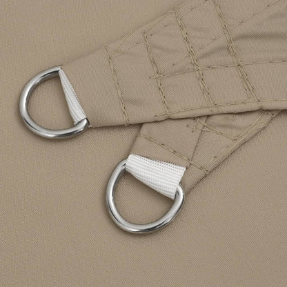 Vidaxl Toldo De Vela Cuadrado Tela Oxford Gris Taupe 5x5 M_4