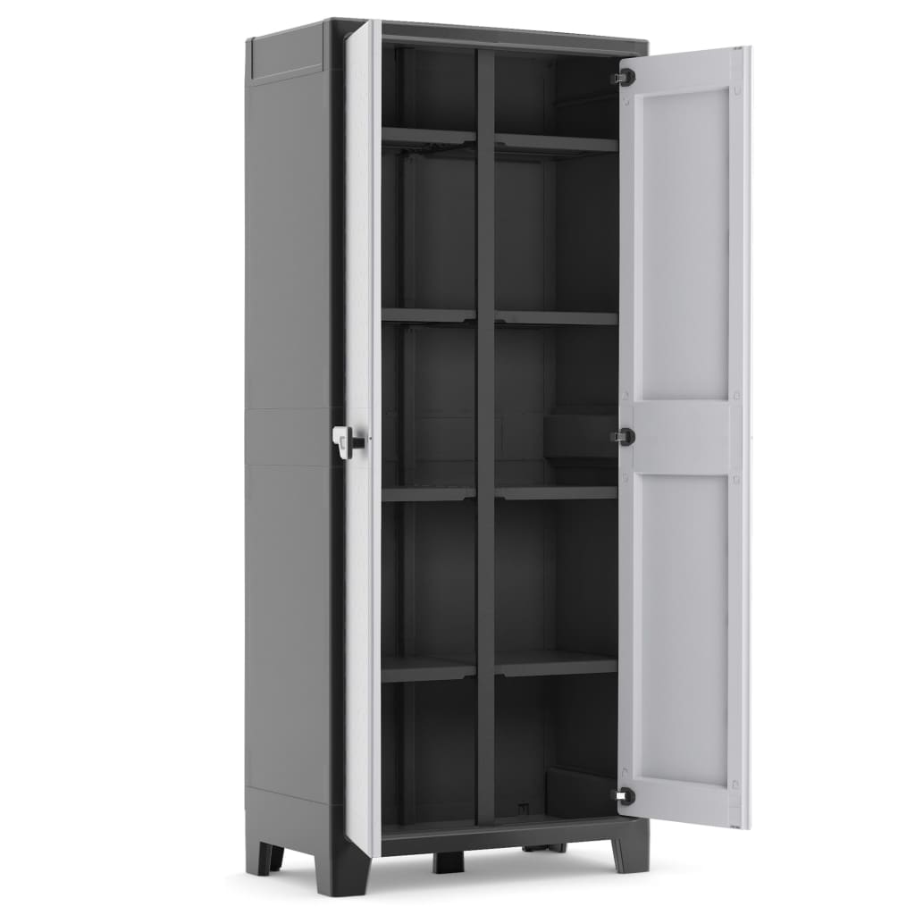 Keter Armario De Almacenaje Multiusos Titan Negro Y Gris 182 Cm_1