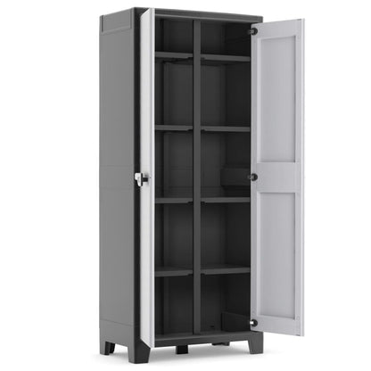 Keter Armario De Almacenaje Multiusos Titan Negro Y Gris 182 Cm_1