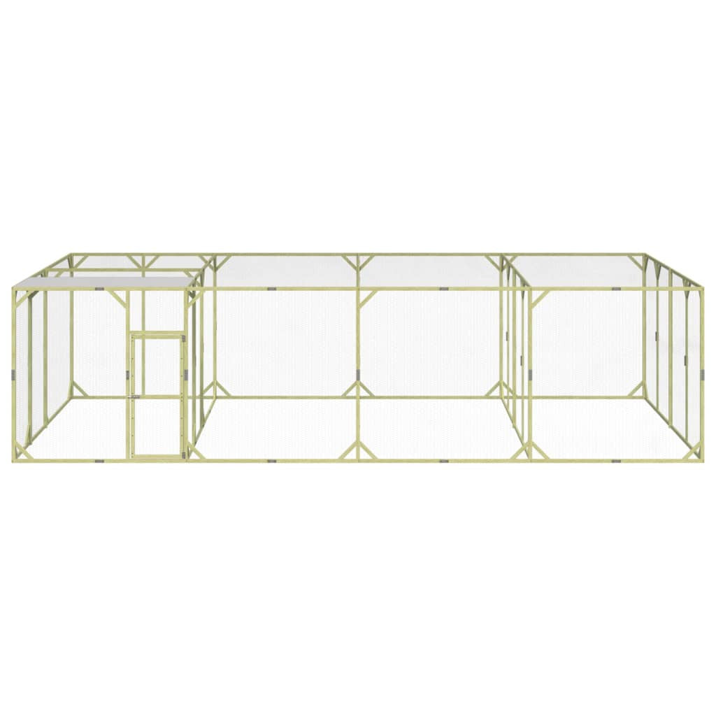 Vidaxl Gallinero Madera Maciza De Pino Impregnada 800x400x200 Cm_1