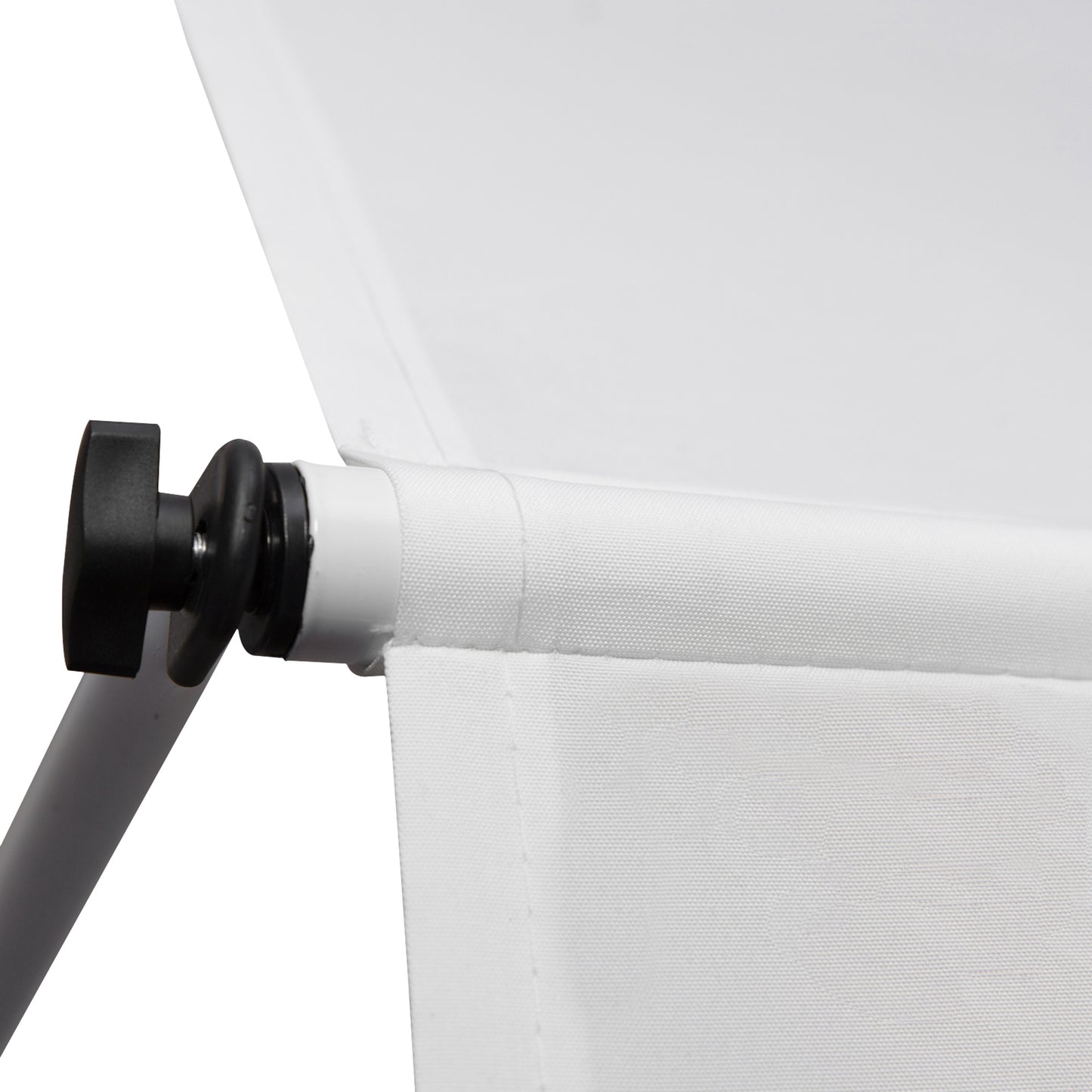 Outsunny Toldo Manual Retráctil 300x150x170-280 Cm Con Altura Ajustable Blanco_4