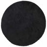 Vidaxl Alfombra Peluda De Pelo Largo Navarra Negra 240x240cm Poliéster