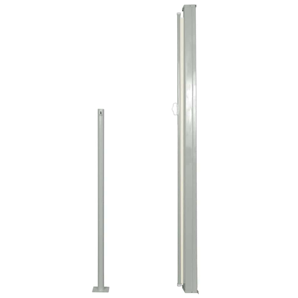 Vidaxl Toldo Lateral Retráctil De Jardín Color Crema 120x500 Cm_3