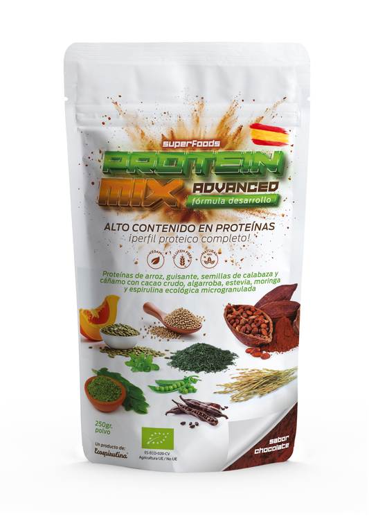 Proteína Vegetal Ecológica Con Espirulina Y Moringa Ecospirulina Chocolate 250 G_0
