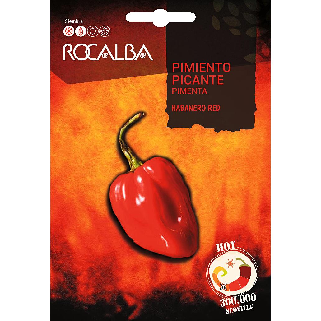Semillas Pimiento Picante Habanero Red Rocalba