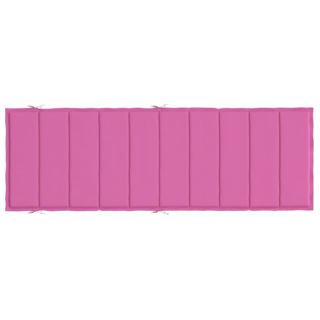 Vidaxl Cojín De Tumbona Tela Oxford Rosa_5