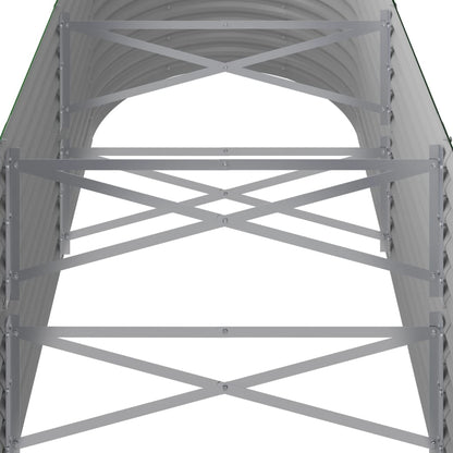 Jardinera Arriate Acero Galvanizado Verde 224x80x68 Cm_4