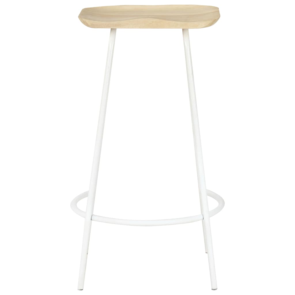 Taburetes De Cocina 4 Unidades Madera Maciza De Mango_2