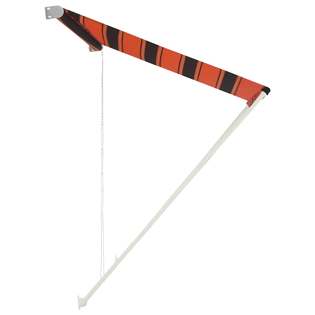 Toldo Retráctil Naranja Y Marrón 350x150 Cm_2