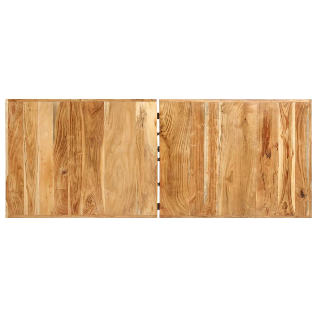 Mesa Alta De Cocina De Madera Maciza De Acacia 180x70x107 Cm_2