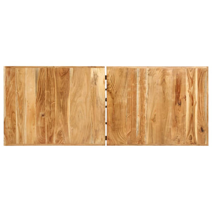 Mesa Alta De Cocina De Madera Maciza De Acacia 180x70x107 Cm_2