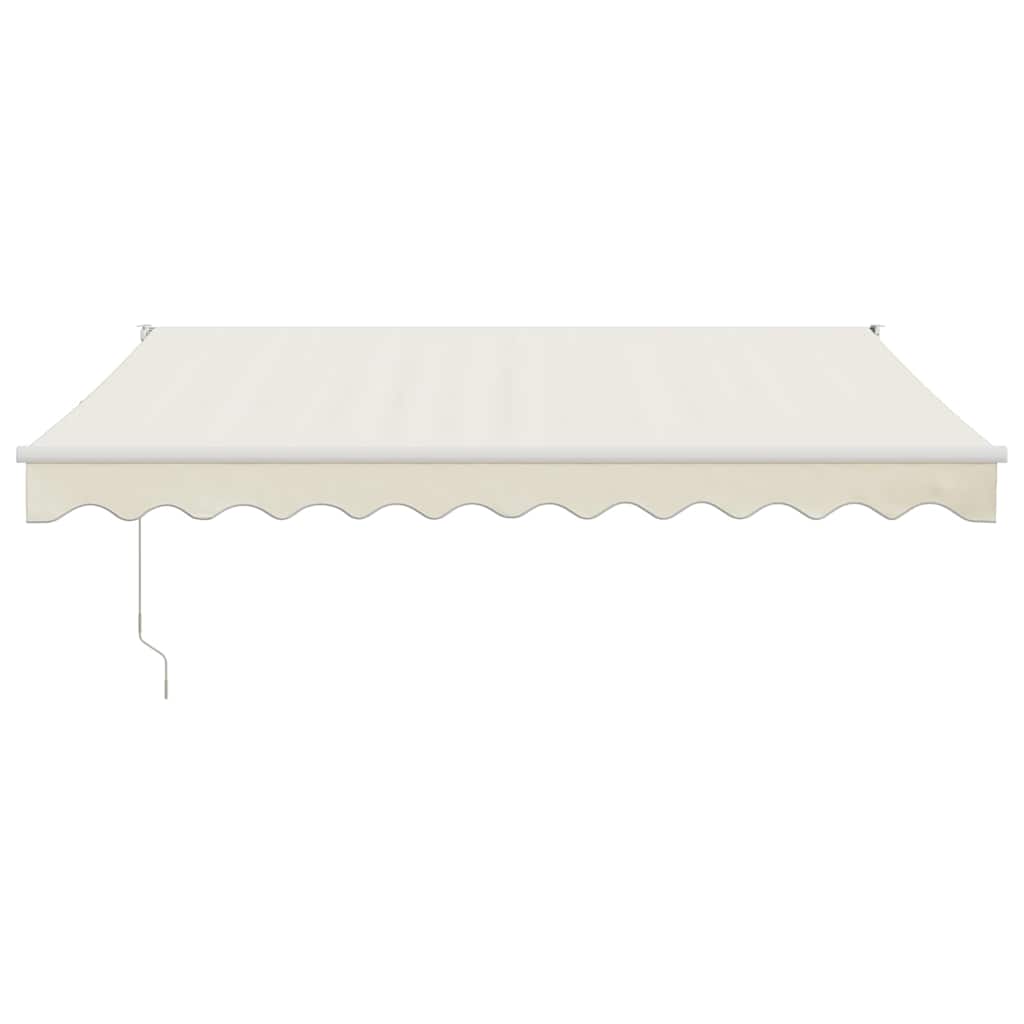 Toldo Retráctil Aluminio Y Tela Color Crema 3x2,5 M_2