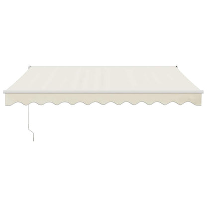 Toldo Retráctil Aluminio Y Tela Color Crema 3x2,5 M_2
