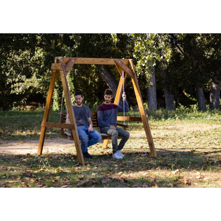 Balancin De Jardin Masgames Elna L Sin Cojin En El Banco._4