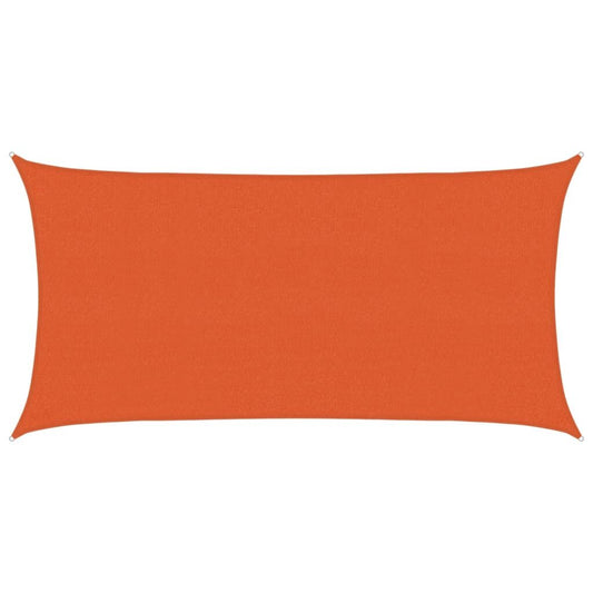 Vidaxl Toldo De Vela Hdpe Naranja 160 G/m² 2,5x5 M_0