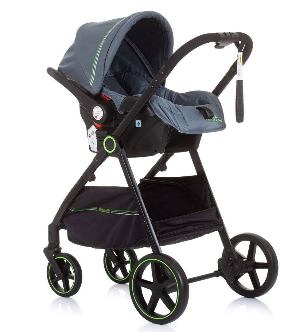 Carrito De Bebé Trio Convertible Misty Hasta 22 Kg Graphite_4