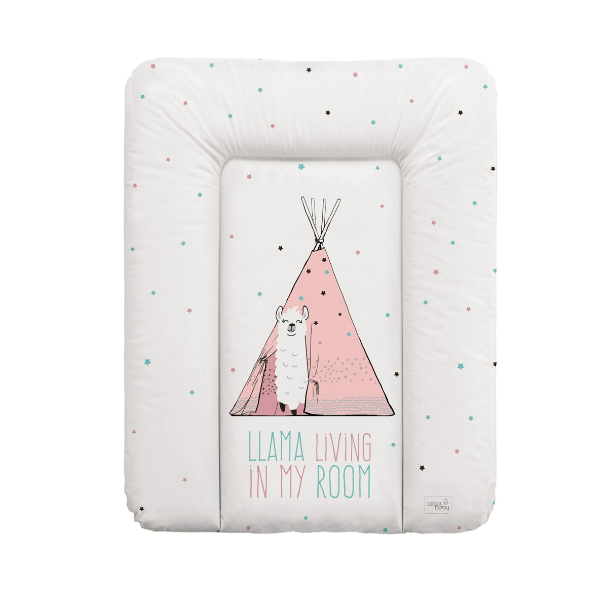 Cambiador Blando Para Comoda T-s Lolly Polly Llama 50 X 70 Cm_0