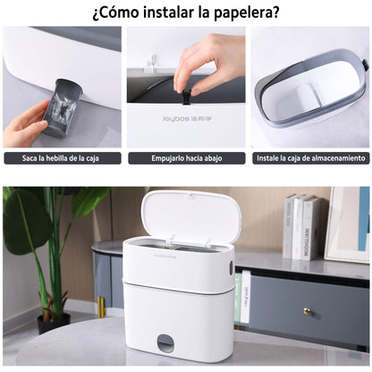 Cubo De Basura Para Baño Joybos_5