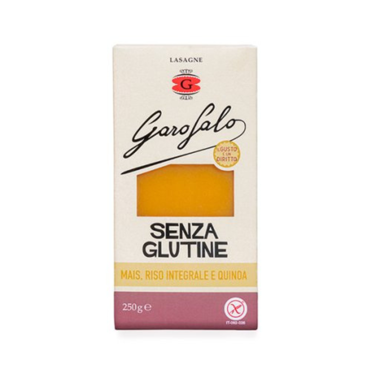 Lasaña SIN Gluten Garofalo 250g