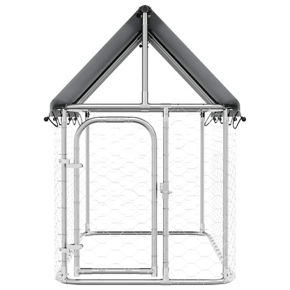Perrera De Exterior Con Tejado 200x100x150 Cm_5