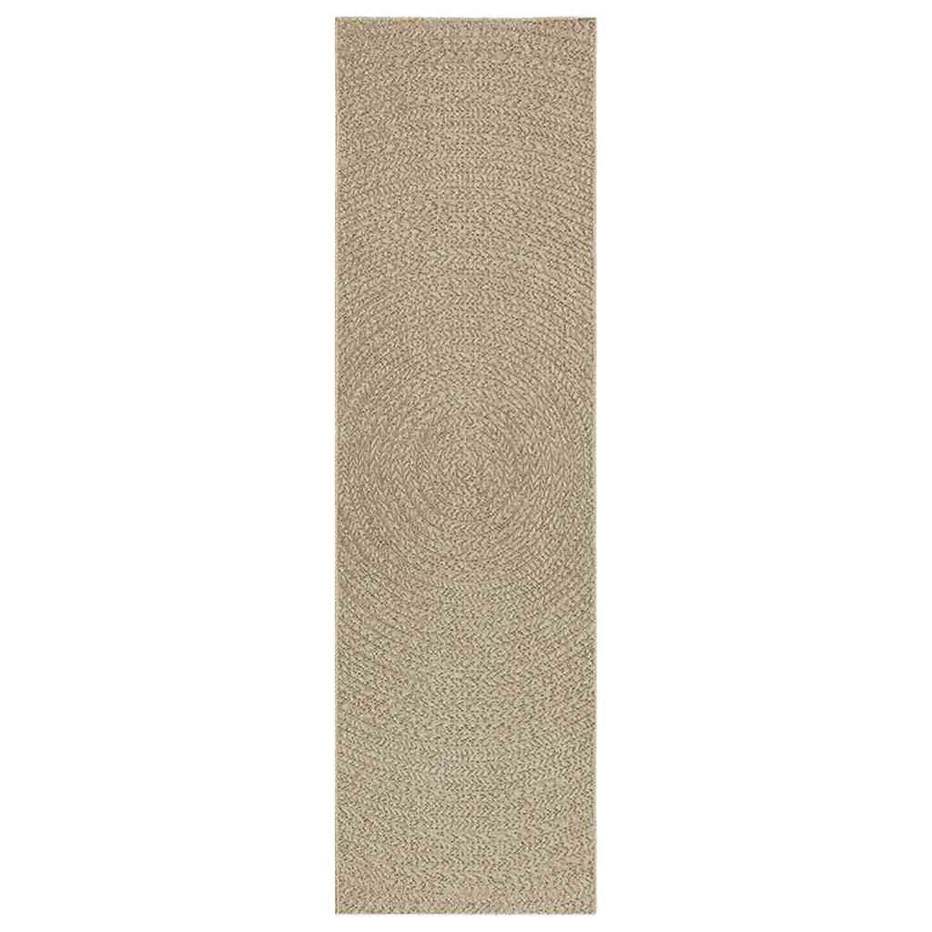 Vidaxl Alfombra Zizur Apariencia Yute Interior Exterior Beige 80x250cm_0