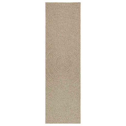 Vidaxl Alfombra Zizur Apariencia Yute Interior Exterior Beige 80x250cm_0