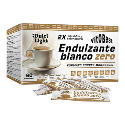 Endulzante Blanco Zero - 60x4g - Edulcorantes Y Saborizantes - Vitobest_0