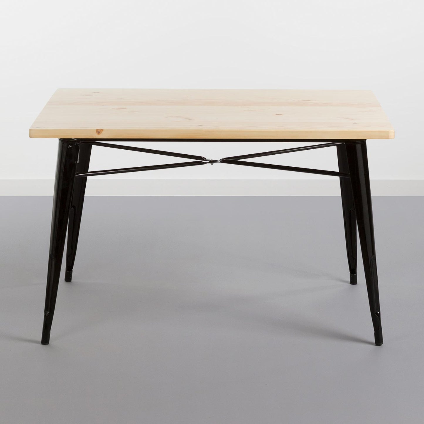 Mesa De Comedor Rectangular Iron Wood 120x80x74cm Thinia Home_1