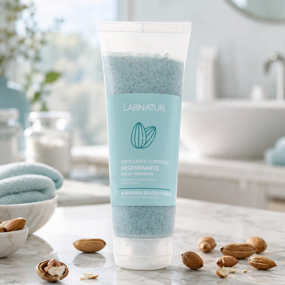 Exfoliante Corporal Almendras Dulces y Yogur Labnatur 250 ml | Nutritivo | Piel Suave | Renovación Corporal_1