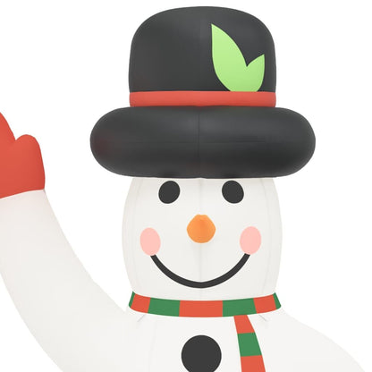 Vidaxl Muñeco De Nieve Inflable De Navidad Con Led 1000 Cm_4