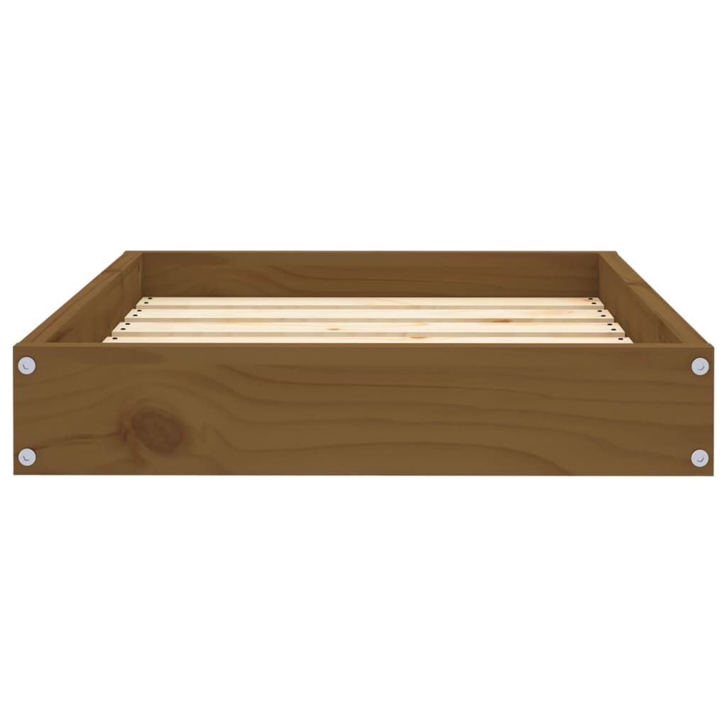Vidaxl Cama Para Perros Madera Maciza Pino Marrón Miel 61,5x49x9 Cm_3