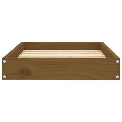 Vidaxl Cama Para Perros Madera Maciza Pino Marrón Miel 61,5x49x9 Cm_3