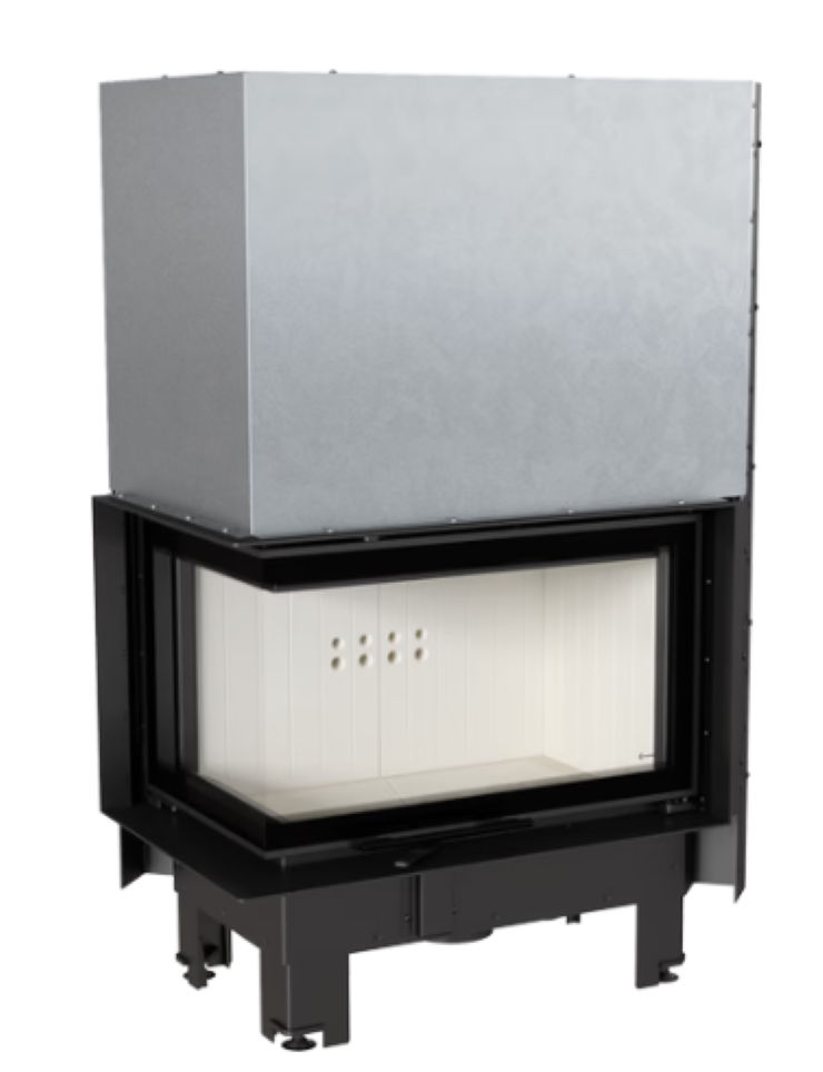 Bricosol Chimenea De Leña De Acero Kratki Mbz Izquierda 13 Kw Ø 200 Puerta Elevable_1