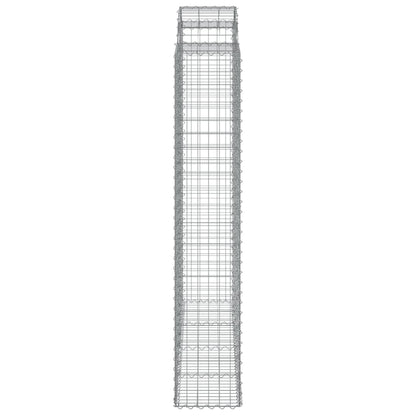 Cestas De Gaviones 8 Uds Forma De Arco Hierro 200x50x220/240 Cm_4
