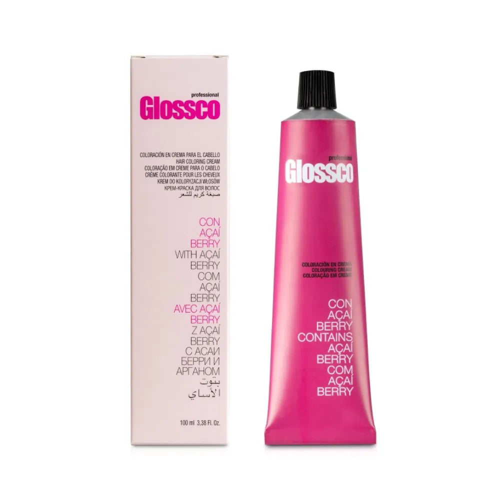 Glossco Coloración En Crema 6.34 Rubio Oscuro Dorado Cobrizo 100ml_0
