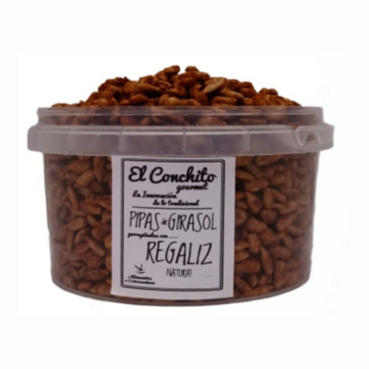 Pipas Garrapiñadas Con Regaliz De Palo Tarrina 240 G_0