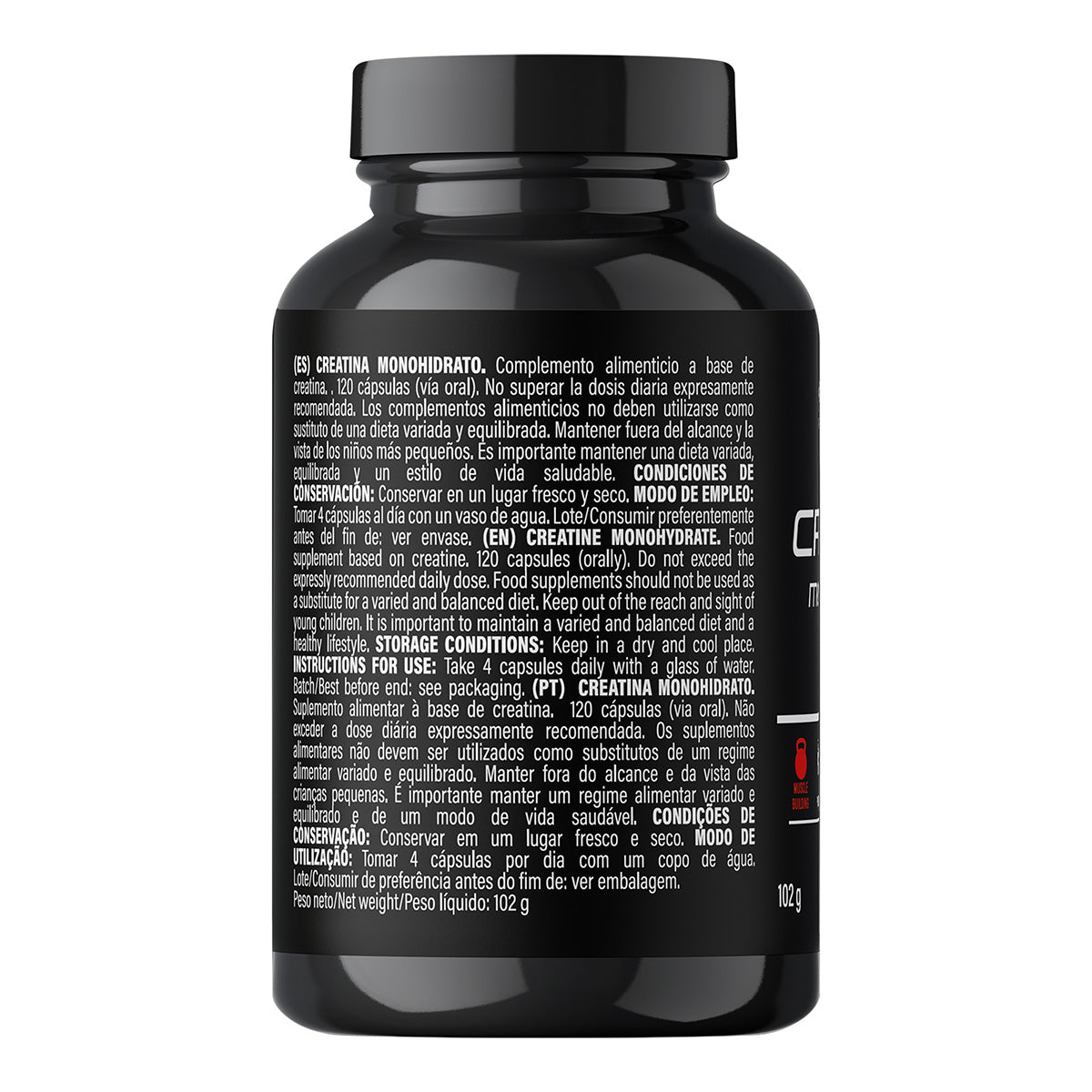 Creatina Powergym 120 Cápsulas