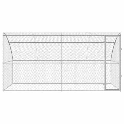 Refugio Para Perros 2 Pcs Plateado 4 X 2 X 2 M_3