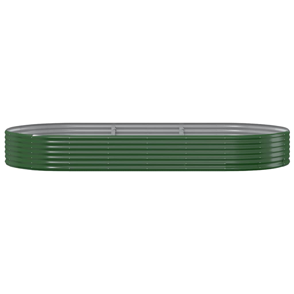 Jardinera Arriate Acero Galvanizado Verde 296x140x36 Cm_2