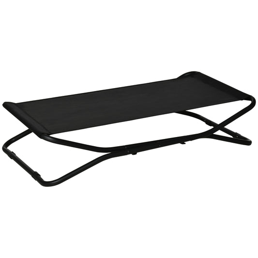 Pawhut Cama Elevada Para Perros Plegable Con Malla Transpirable 111x65,5x19cm_0
