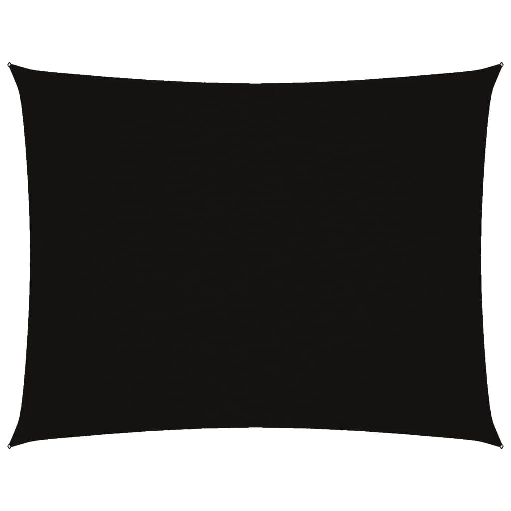 Vidaxl Toldo De Vela Rectangular Tela Oxford Negro 3x4 M_0