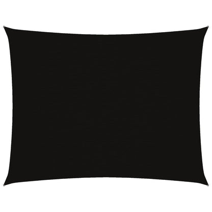 Vidaxl Toldo De Vela Rectangular Tela Oxford Negro 3x4 M_0