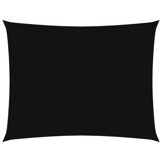 Vidaxl Toldo De Vela Rectangular Tela Oxford Negro 3x4 M_0