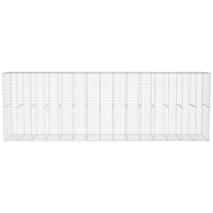 Muro De Gaviones Con Cubierta Acero Galvanizado 600x50x200 Cm / Vetonek_3