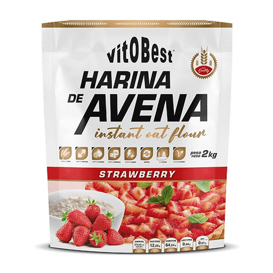 Harina De Avena - 2kg - Fresa - Avena - Vitobest_0