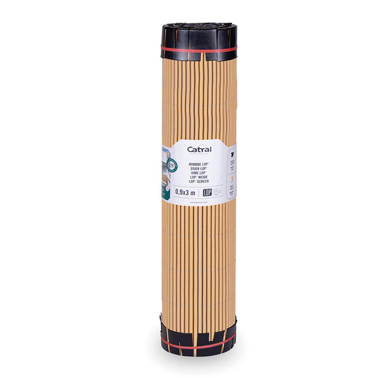 Cerramiento De Mimbre Ecológico Lop - Bambú Oscuro 0,9x3 M / Multicolor_0