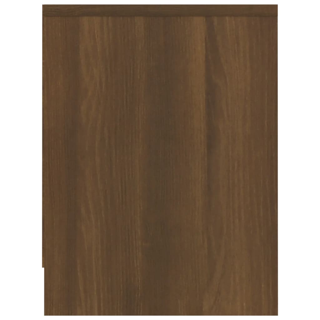 Mesita De Noche Madera De Ingeniería Marrón Roble 40x30x40 Cm_3