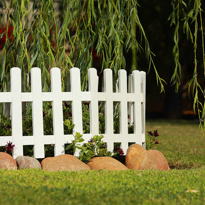 Pack De 5 Mini Vallas Clickfence Lop Blanco - Versatilidad Y Estilo 0,35x0,55x0,02 M / Multicolor_1