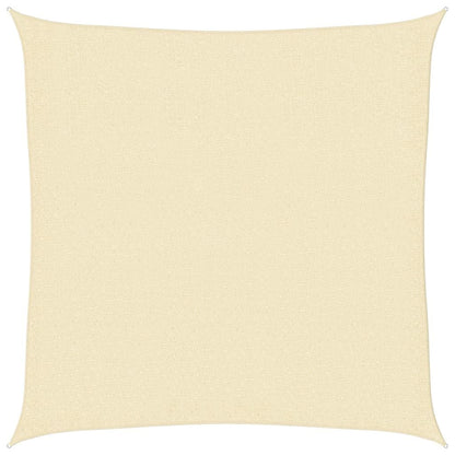Vidaxl Toldo De Vela Crema Hdpe 160 G/m² 3x3 M_0